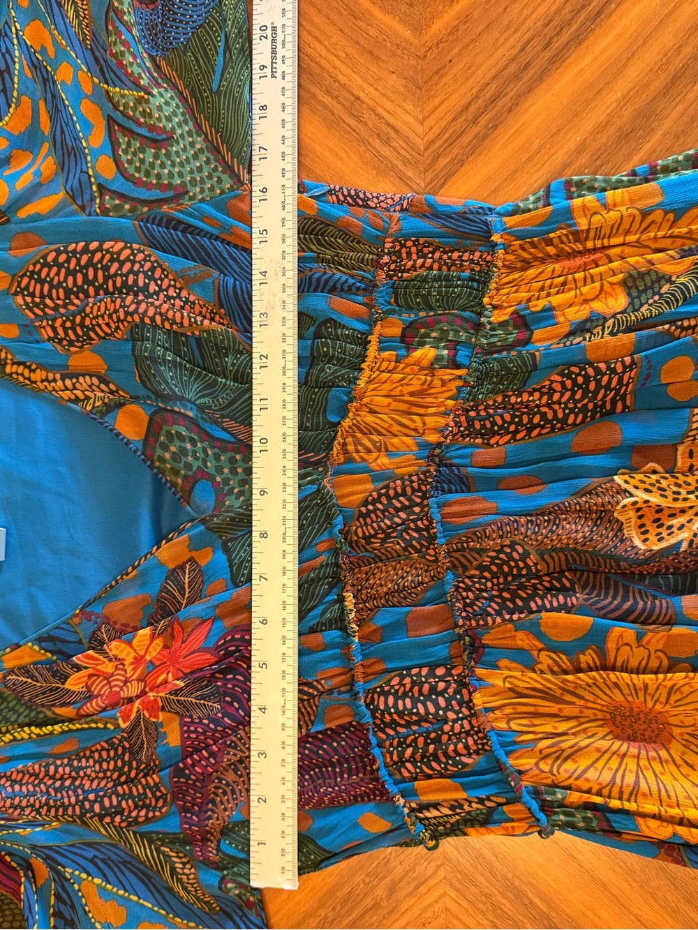 Farm Rio x Anthropologie Boho Tropical Maxi Dress XS - Picture 9 of 15